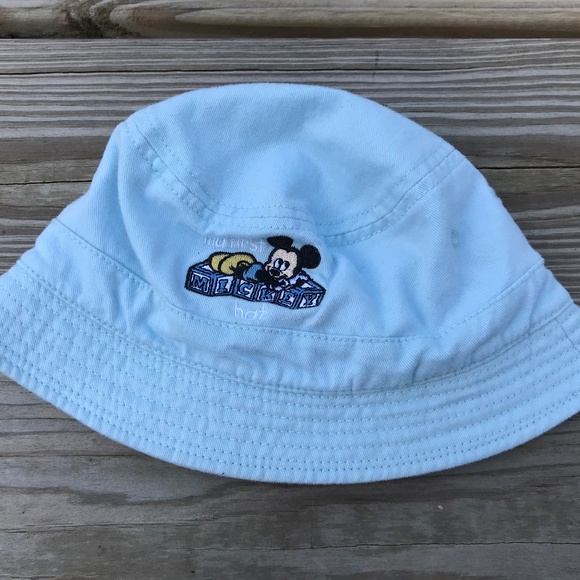Disney Other - Disney Hats Infant My First Mickey Hat Cap Blue